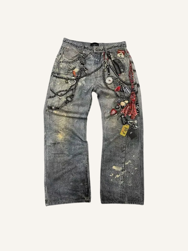 3D Printing Chain Straight Jeans