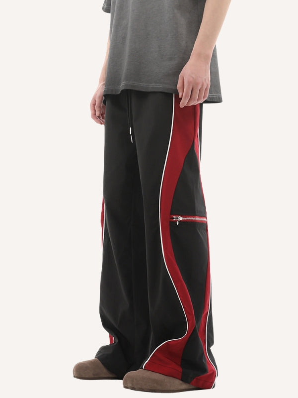 Colorblock Drawstring Waist Sweatpants